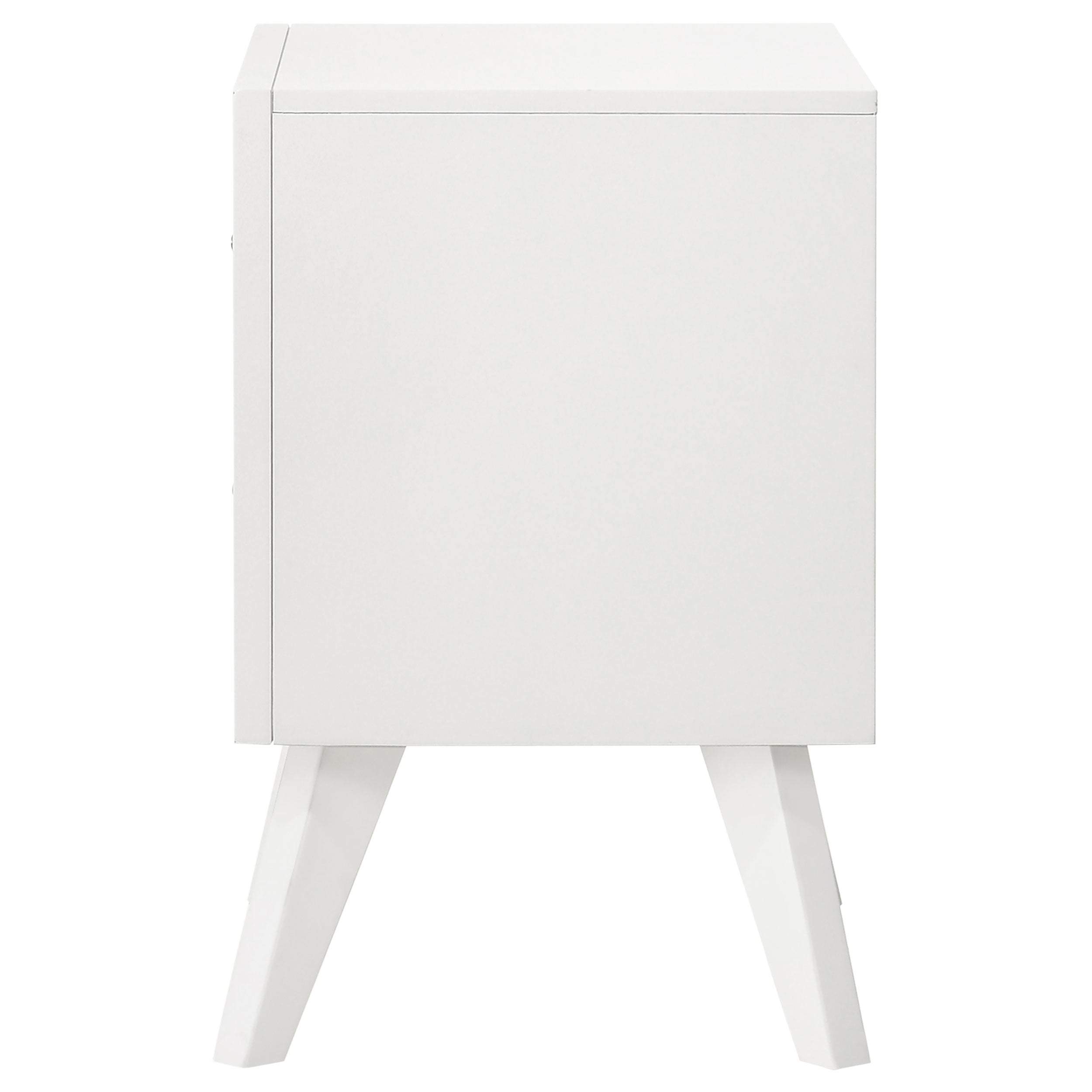 Coaster Janelle 2-drawer Nightstand White Default Title