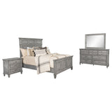 Coaster Avenue Panel Bedroom Set Grey Eastern King Set of 4