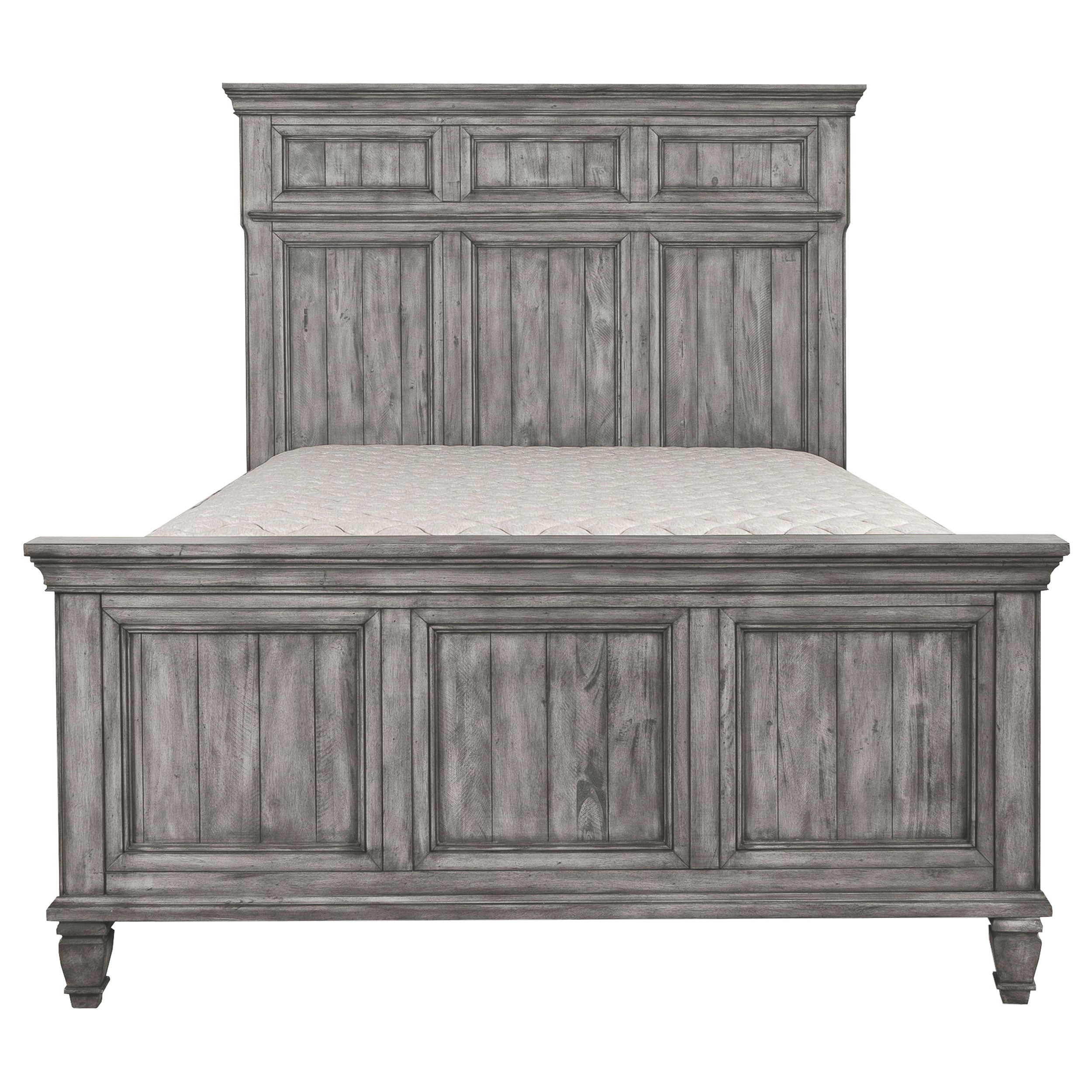 Coaster Avenue Panel Bed Grey Cal King