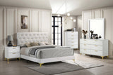 Coaster Kendall Bedroom Set White Queen Set of 5