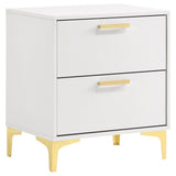 Coaster Kendall 2-drawer Nightstand White Default Title