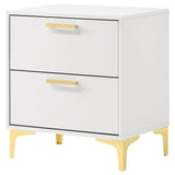 Coaster Kendall 2-drawer Nightstand White Default Title