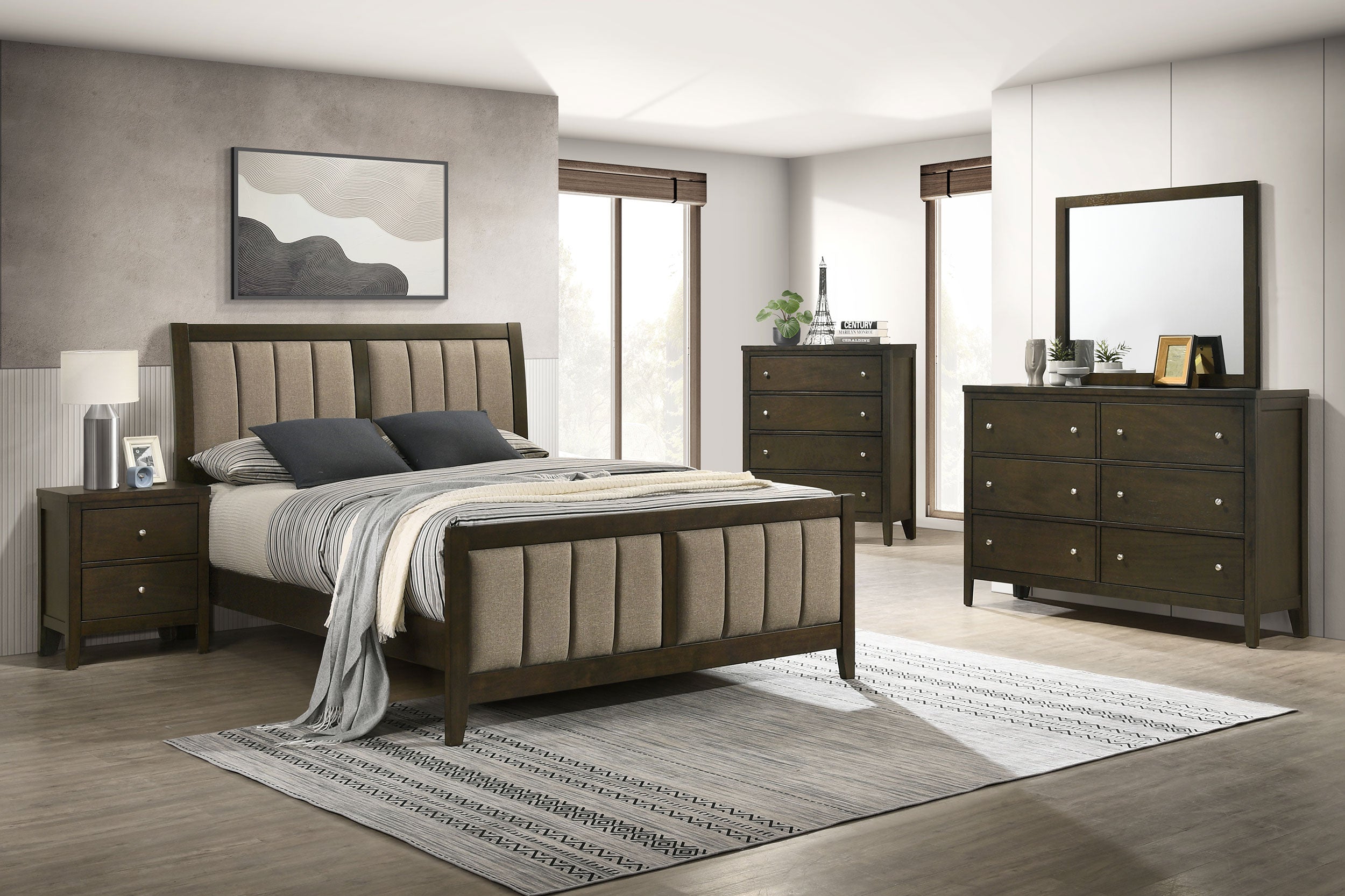 Wilkes   Bedroom Set Dark Cocoa