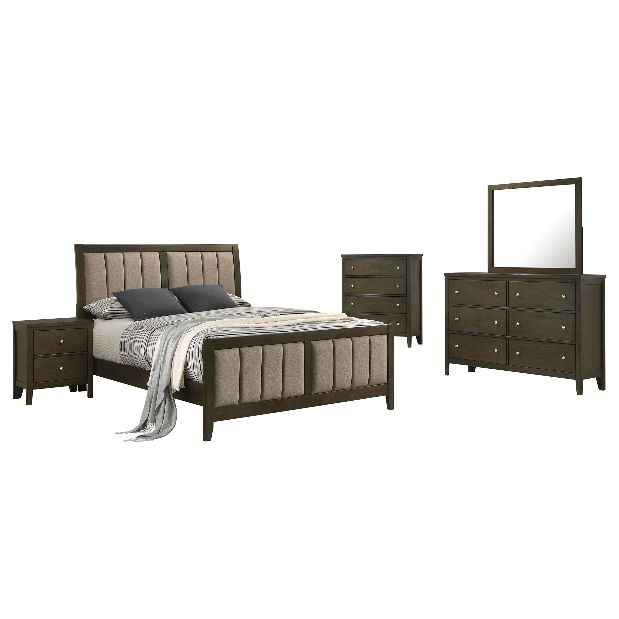 Wilkes   Bedroom Set Dark Cocoa