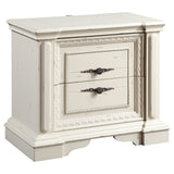 Coaster Evelyn 2-drawer Nightstand with USB Ports Antique White Default Title