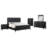 Coaster Brookmead Bedroom Set Black Eastern King Set of 5