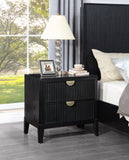 Coaster Brookmead 2-Drawer Nightstand Black Default Title