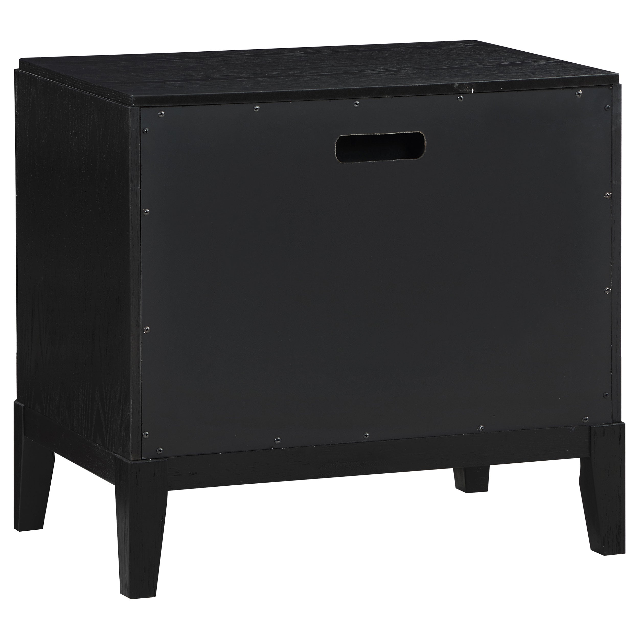 Coaster Brookmead 2-Drawer Nightstand Black Default Title