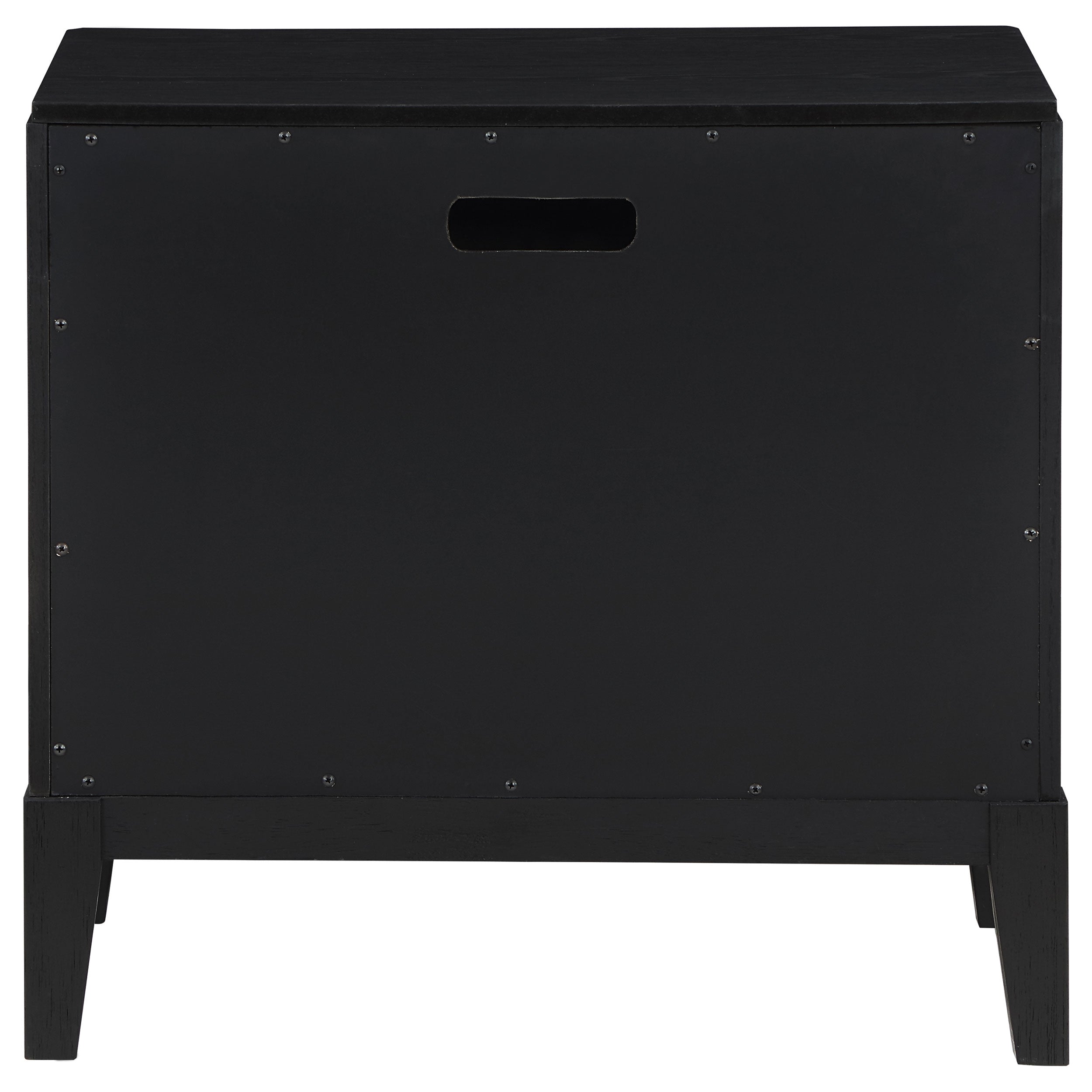 Coaster Brookmead 2-Drawer Nightstand Black Default Title