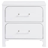 Coaster Anastasia 2-drawer Nightstand Bedside Table Pearl White Default Title