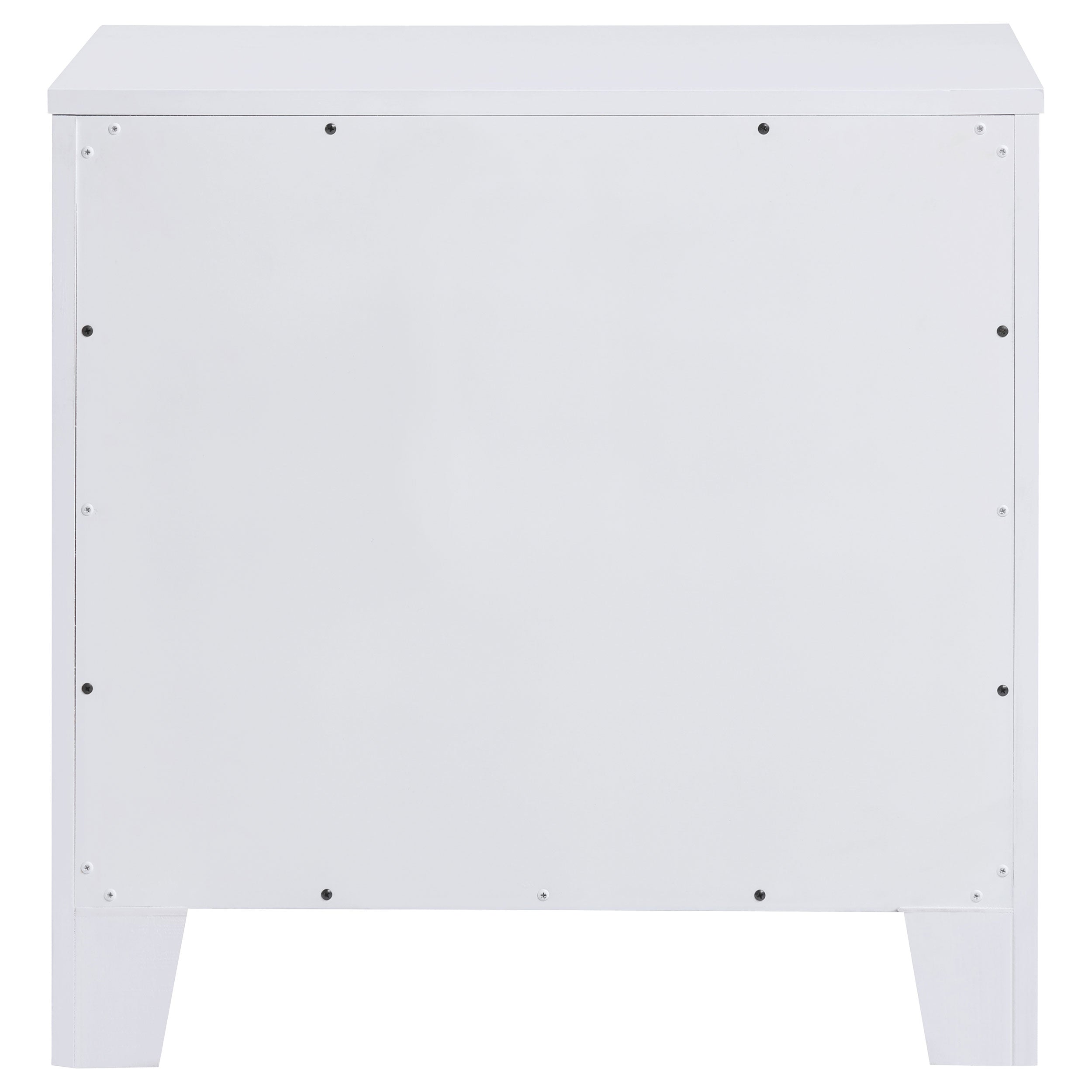 Coaster Anastasia 2-drawer Nightstand Bedside Table Pearl White Default Title