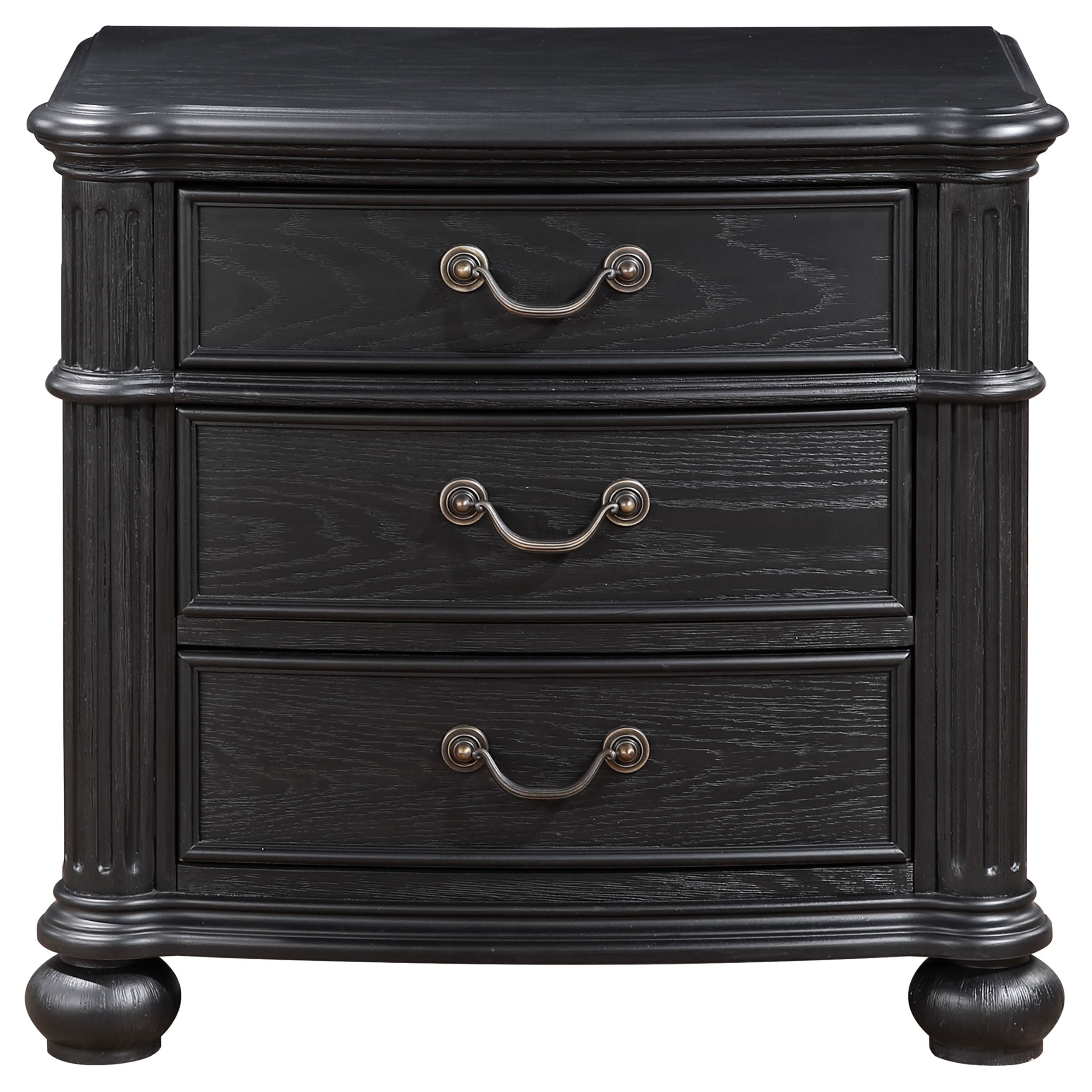 Coaster Celina 3-drawer Nightstand Bedside Table Black Default Title