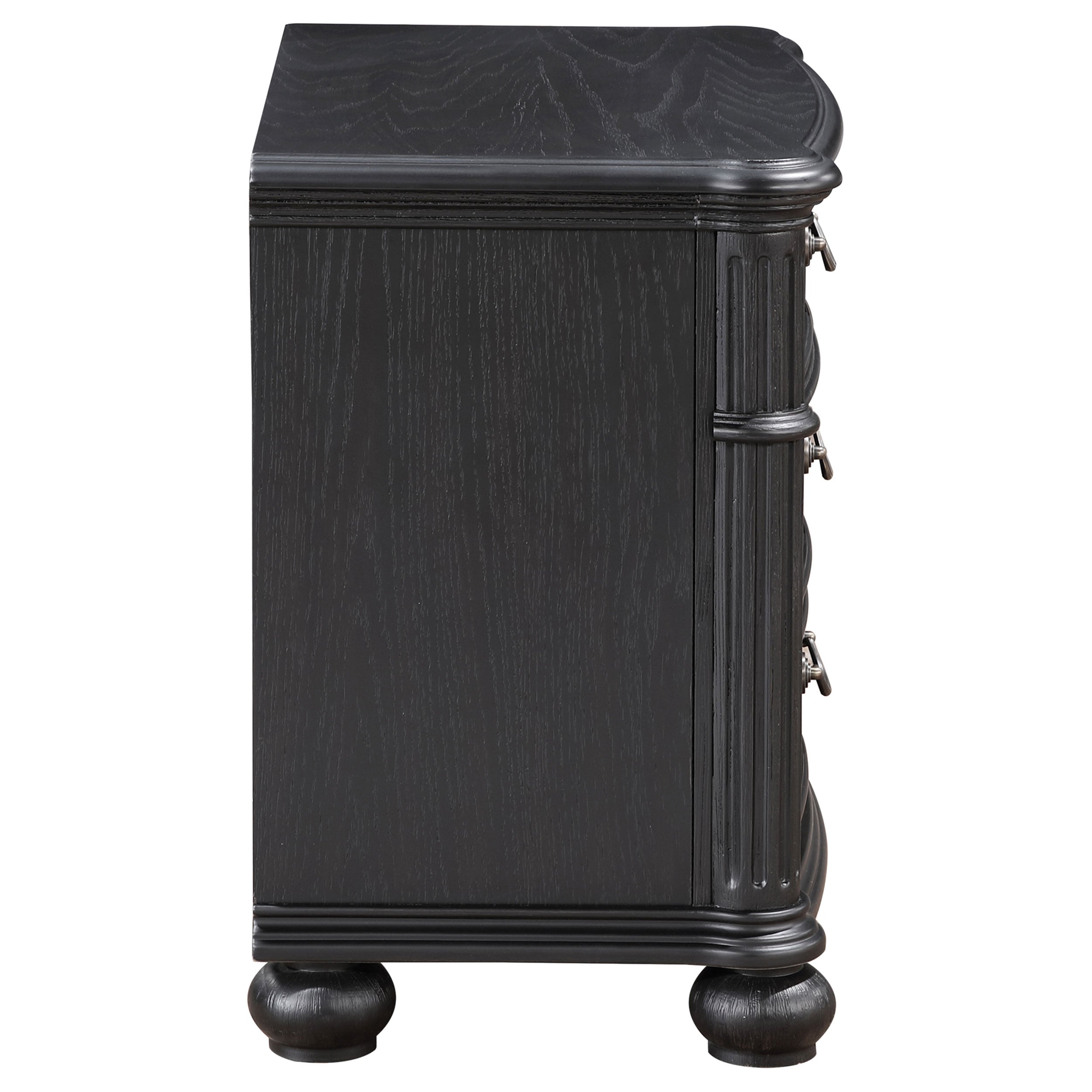 Coaster Celina 3-drawer Nightstand Bedside Table Black Default Title