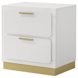 Coaster Caraway 2-drawer Nightstand Bedside Table White Default Title