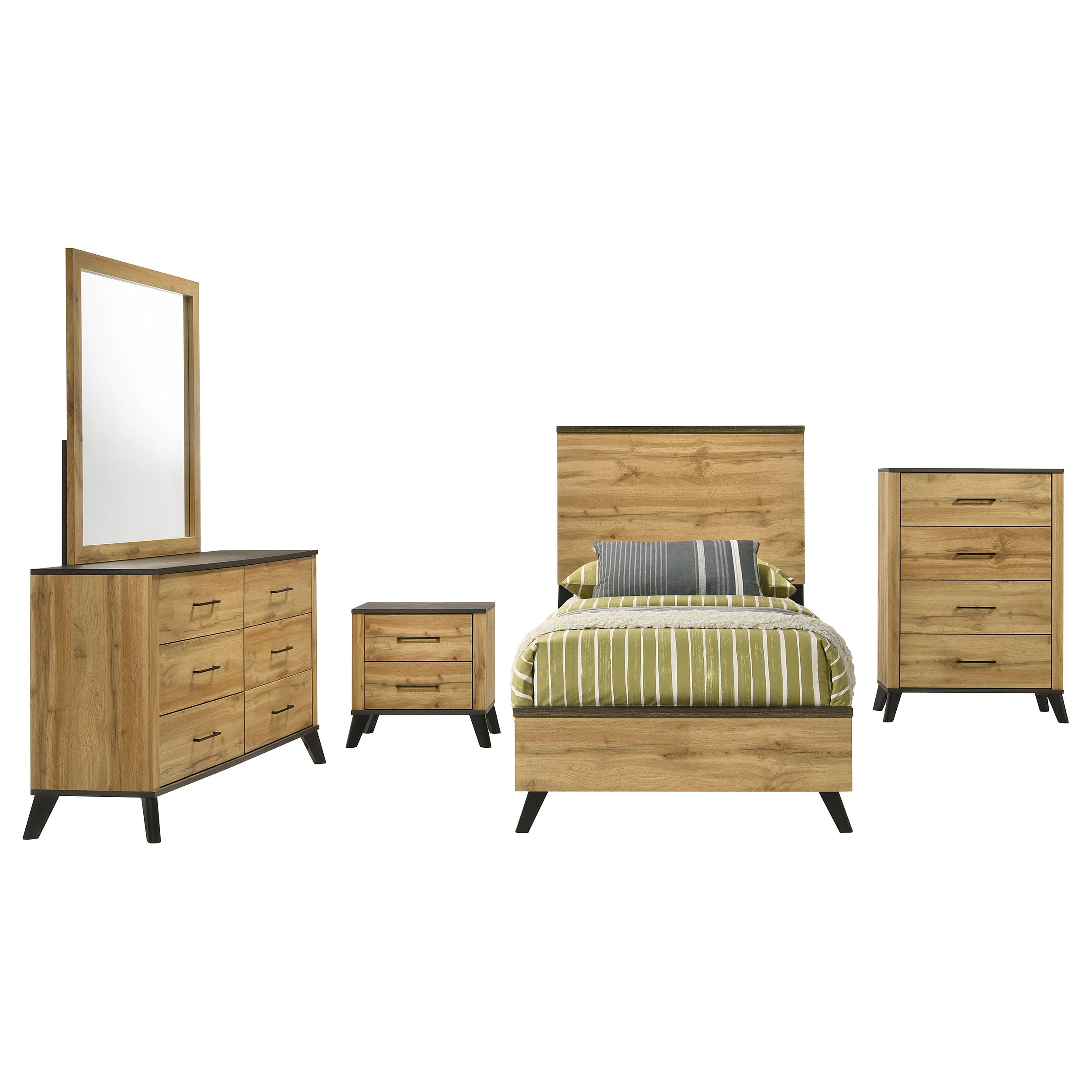 Kaywood   Bedroom Set Natural Pine