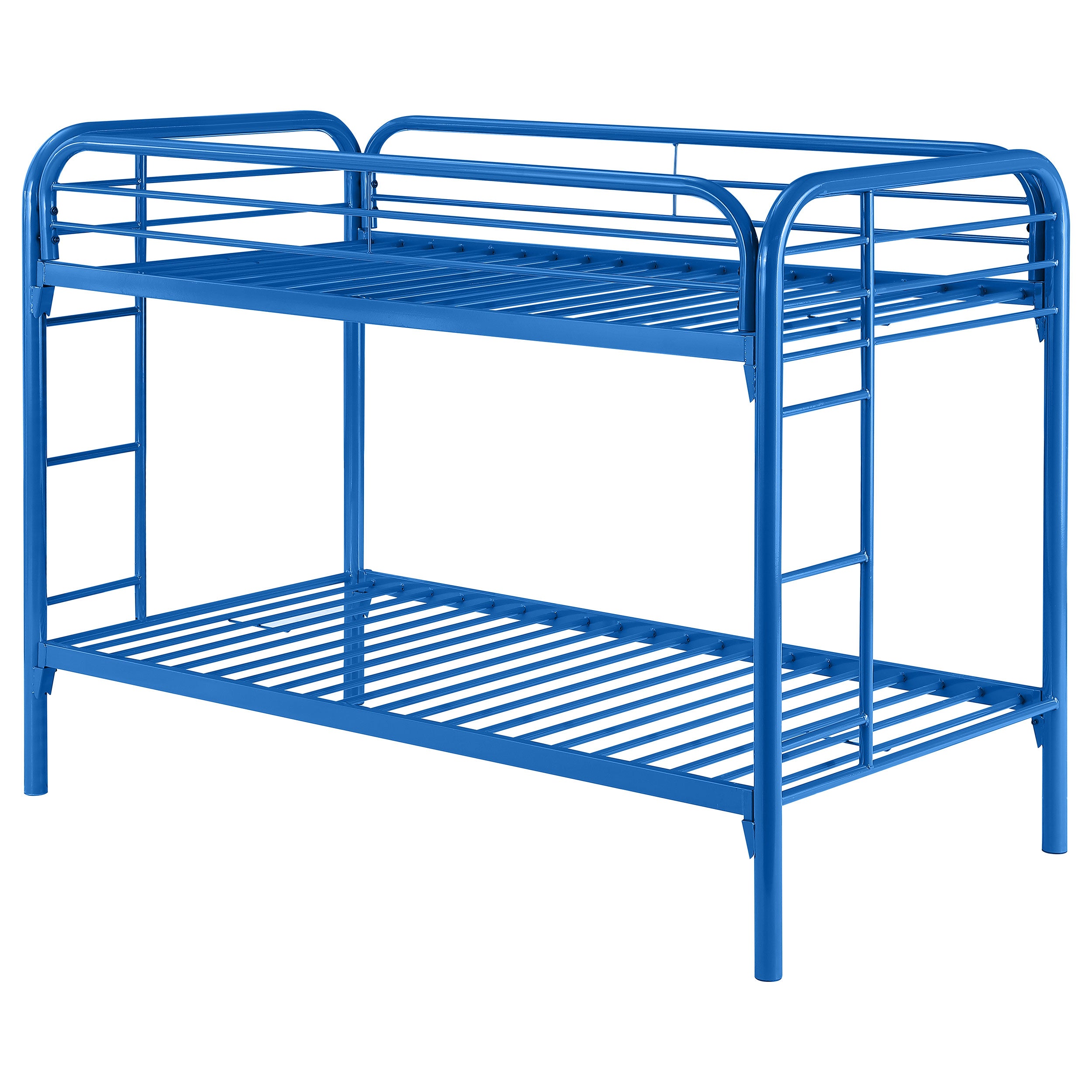 Coaster Morgan Twin Over Twin Bunk Bed Blue Default Title