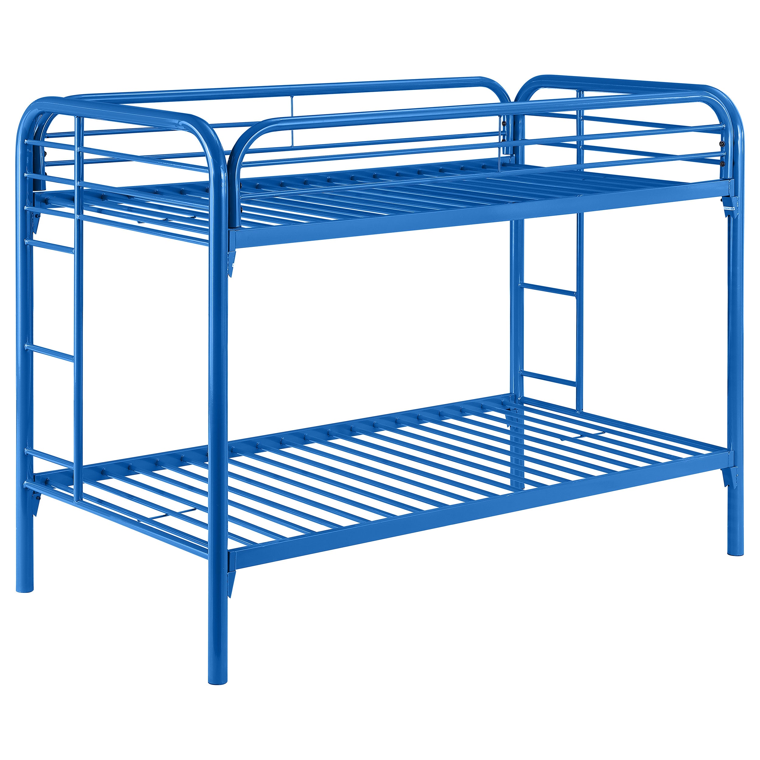 Coaster Morgan Twin Over Twin Bunk Bed Blue Default Title