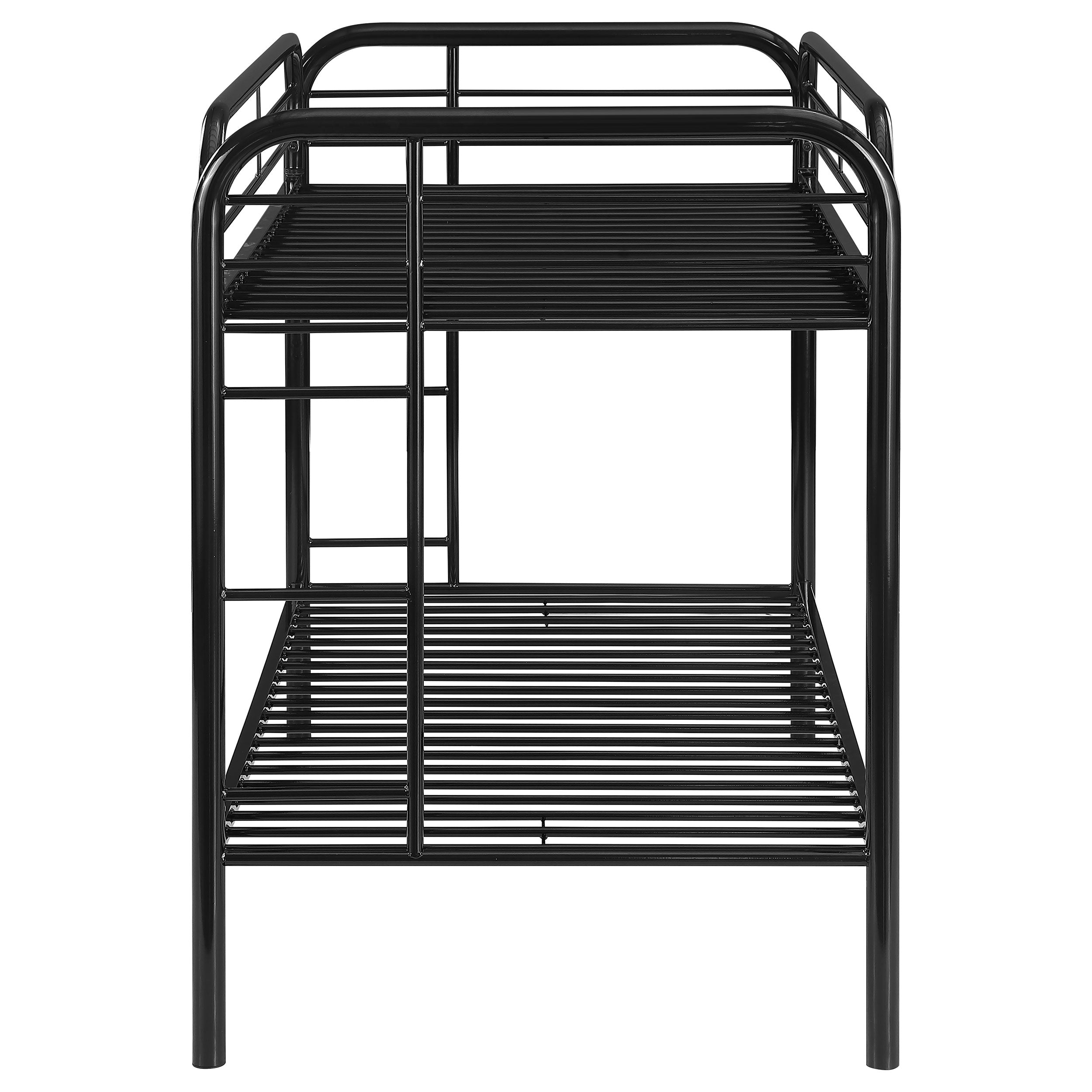 Coaster Morgan Twin Over Twin Bunk Bed Black Default Title