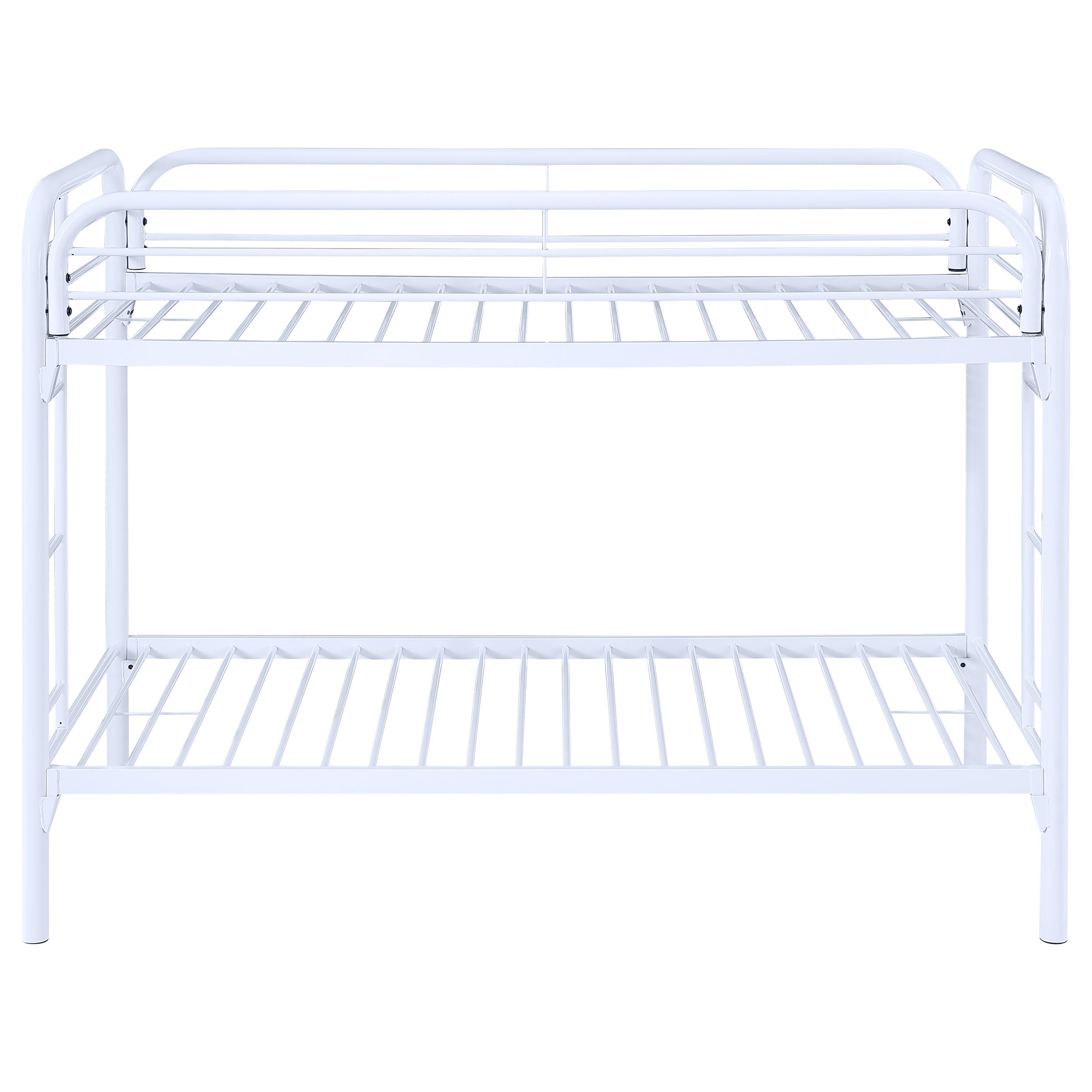 Coaster Morgan Twin Over Twin Bunk Bed White Default Title