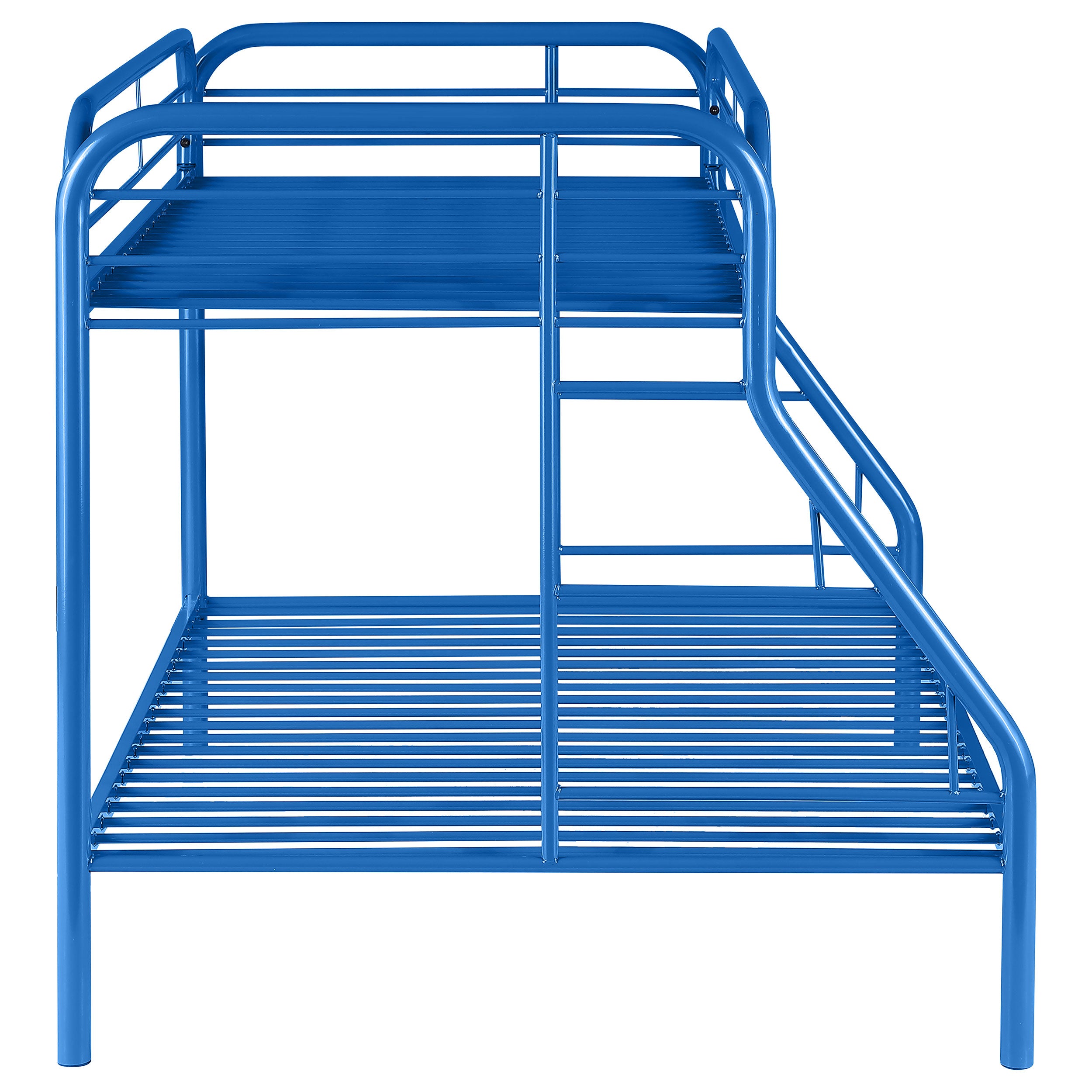 Coaster Morgan Twin Over Full Bunk Bed Blue Default Title