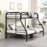 Coaster Morgan Twin Over Full Bunk Bed Black Default Title