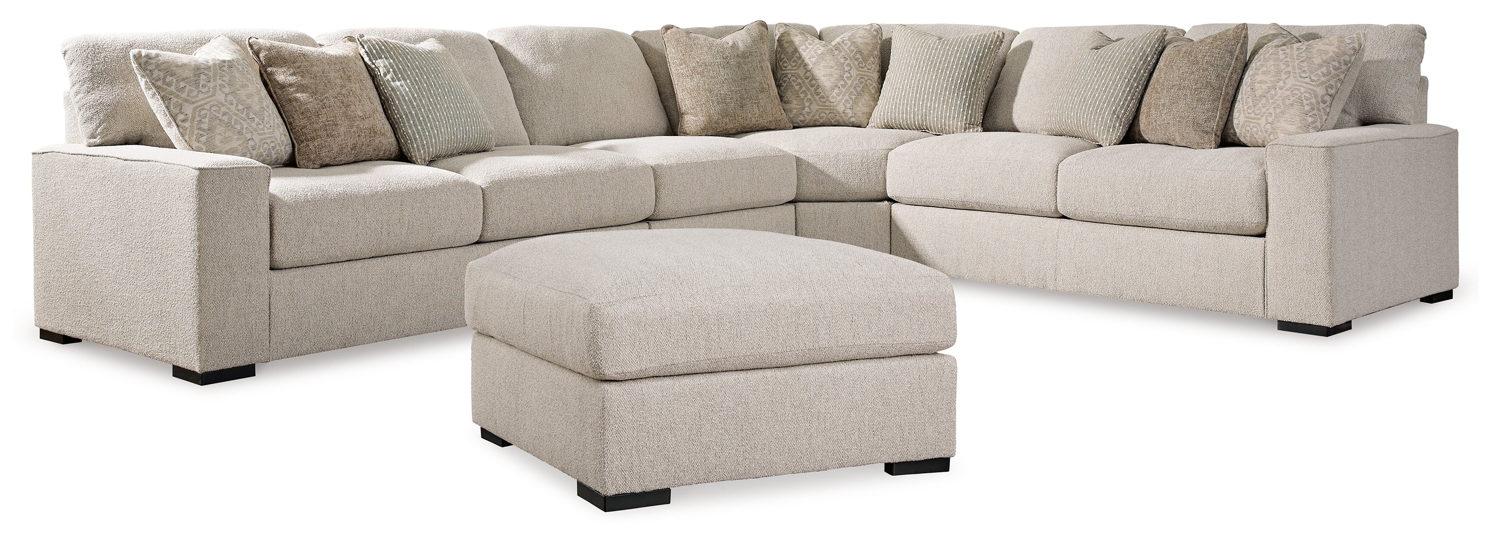 Ballyton 4-Piece Sectional with Ottoman