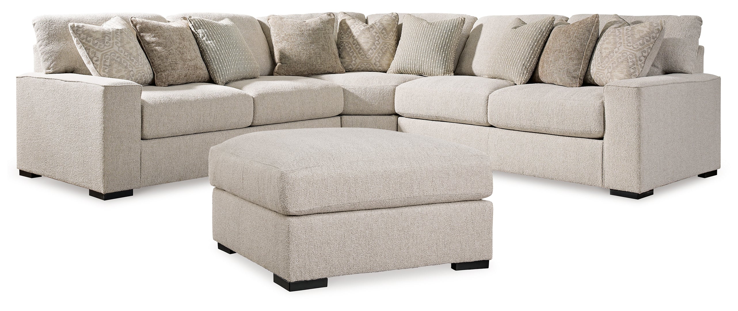 Ballyton 3-Piece Sectional with Ottoman