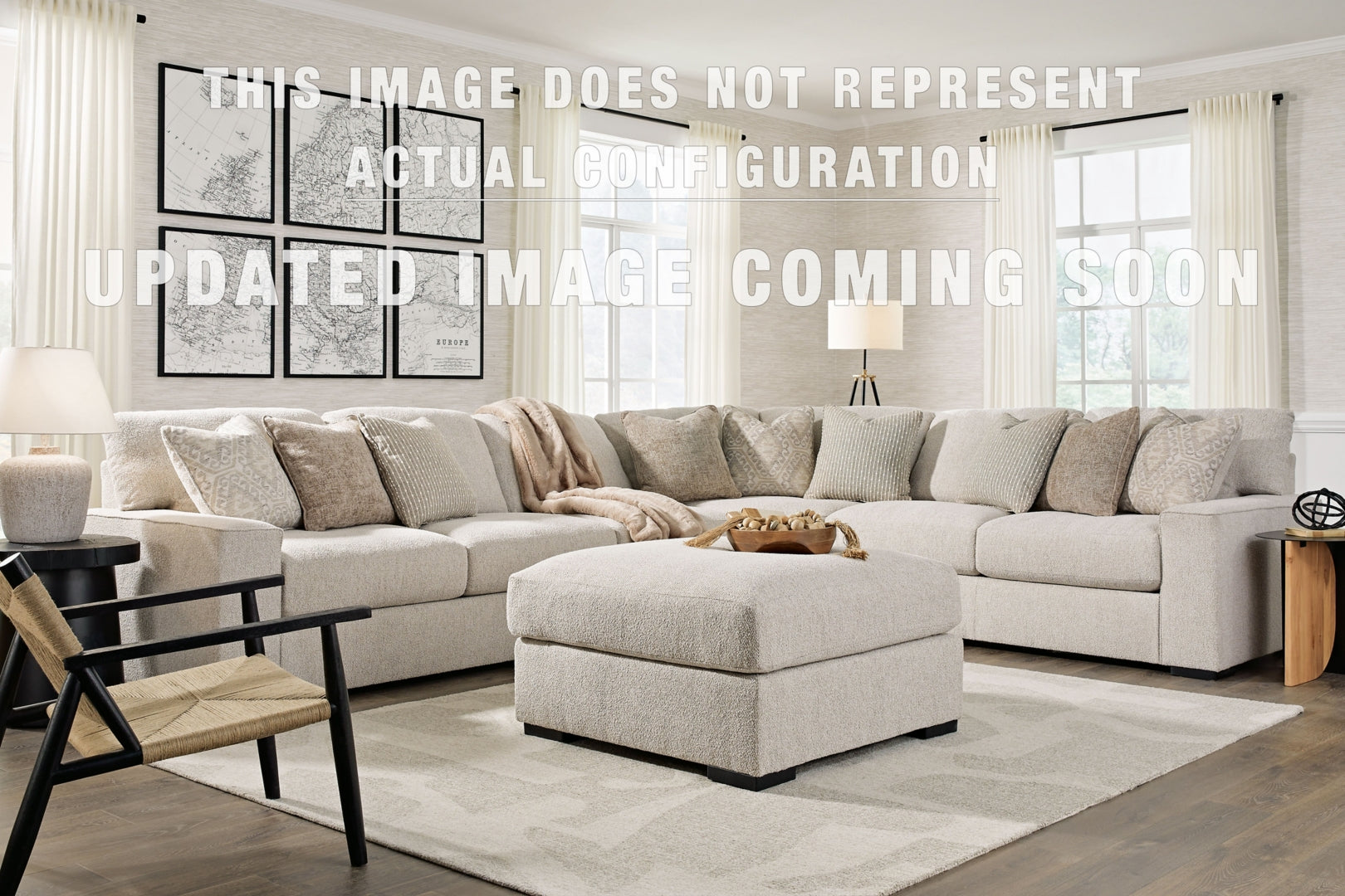 Ballyton 5-Piece Sectional with Ottoman