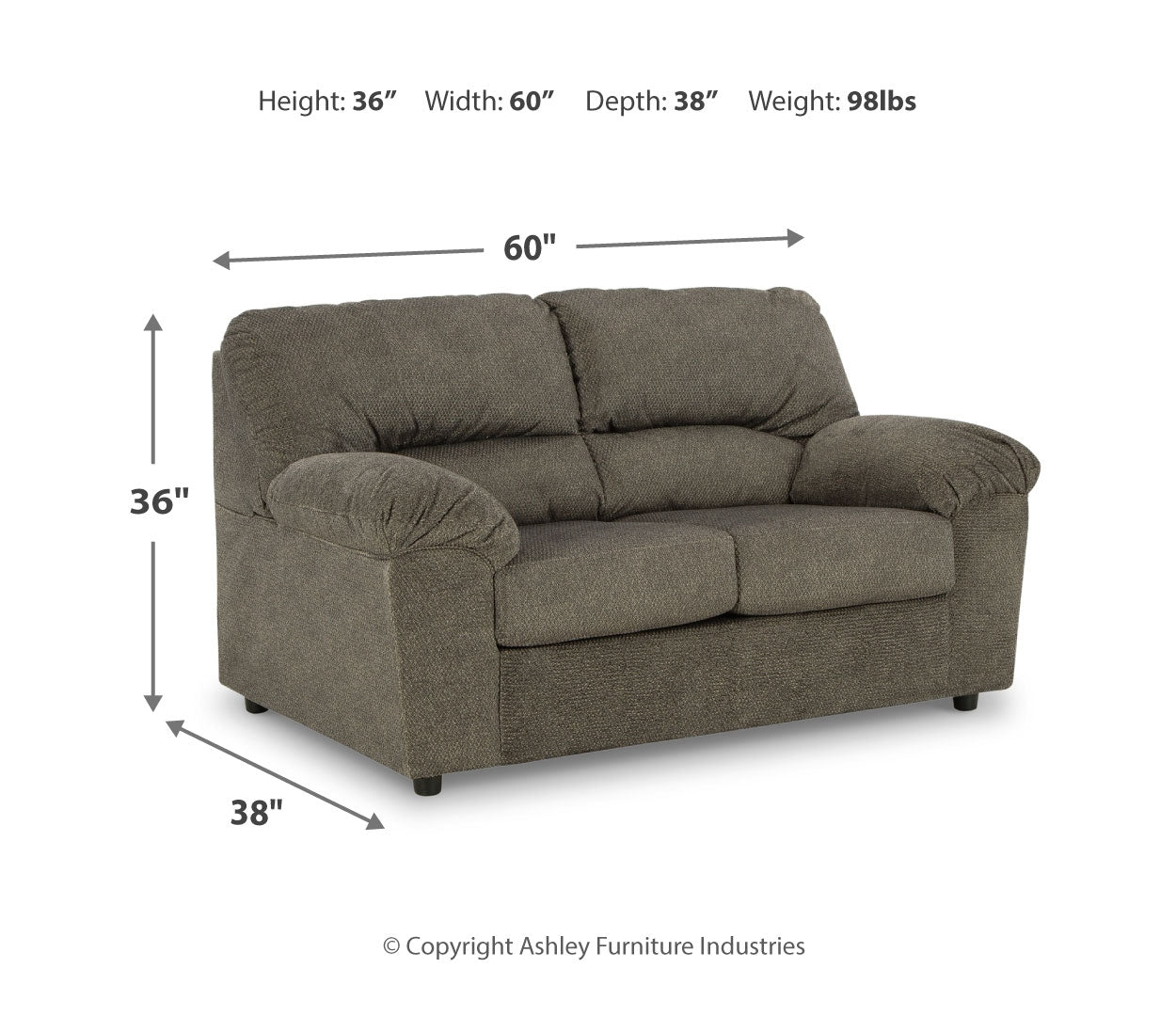 Norlou Sofa, Loveseat and Recliner