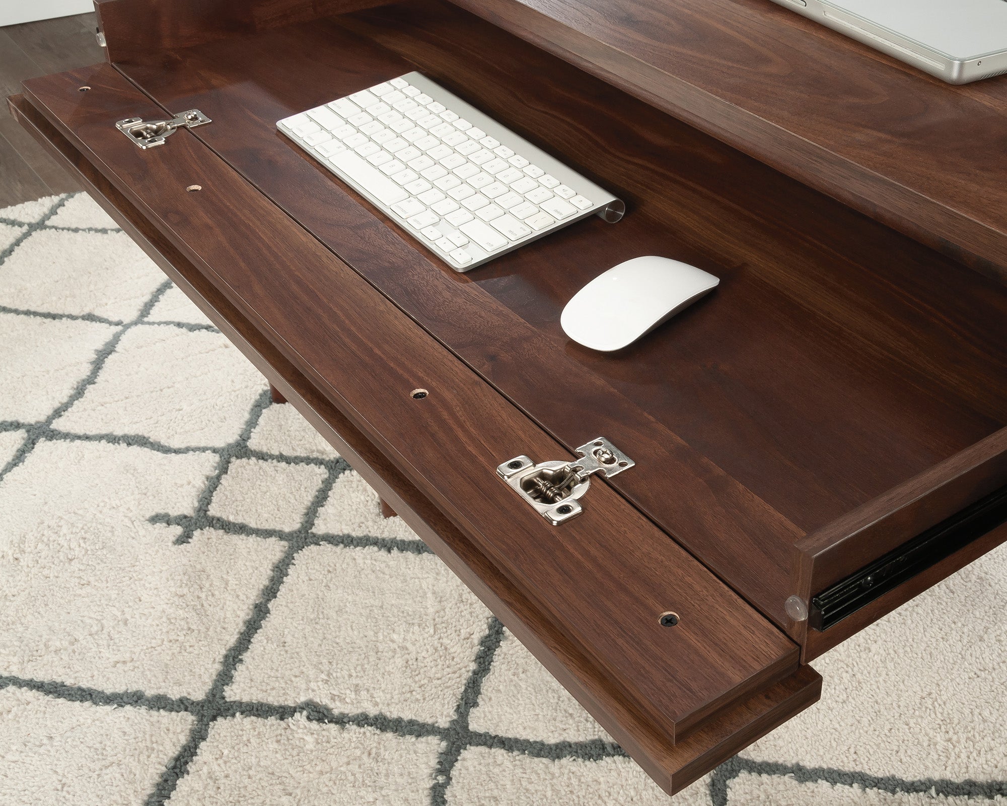 Clifford Place  Executive Pedestal Desk in Grand Walnut