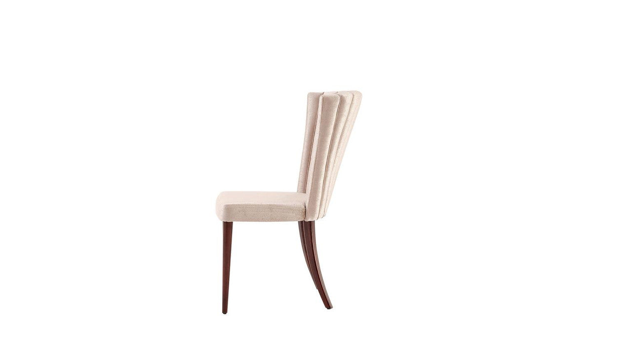 Bellona Plaza 6339 Dining Chair 2Pcs (Lara Cream) by Bellona