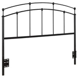 Coaster Bryant / Full Metal Arched Headboard Black Default Title