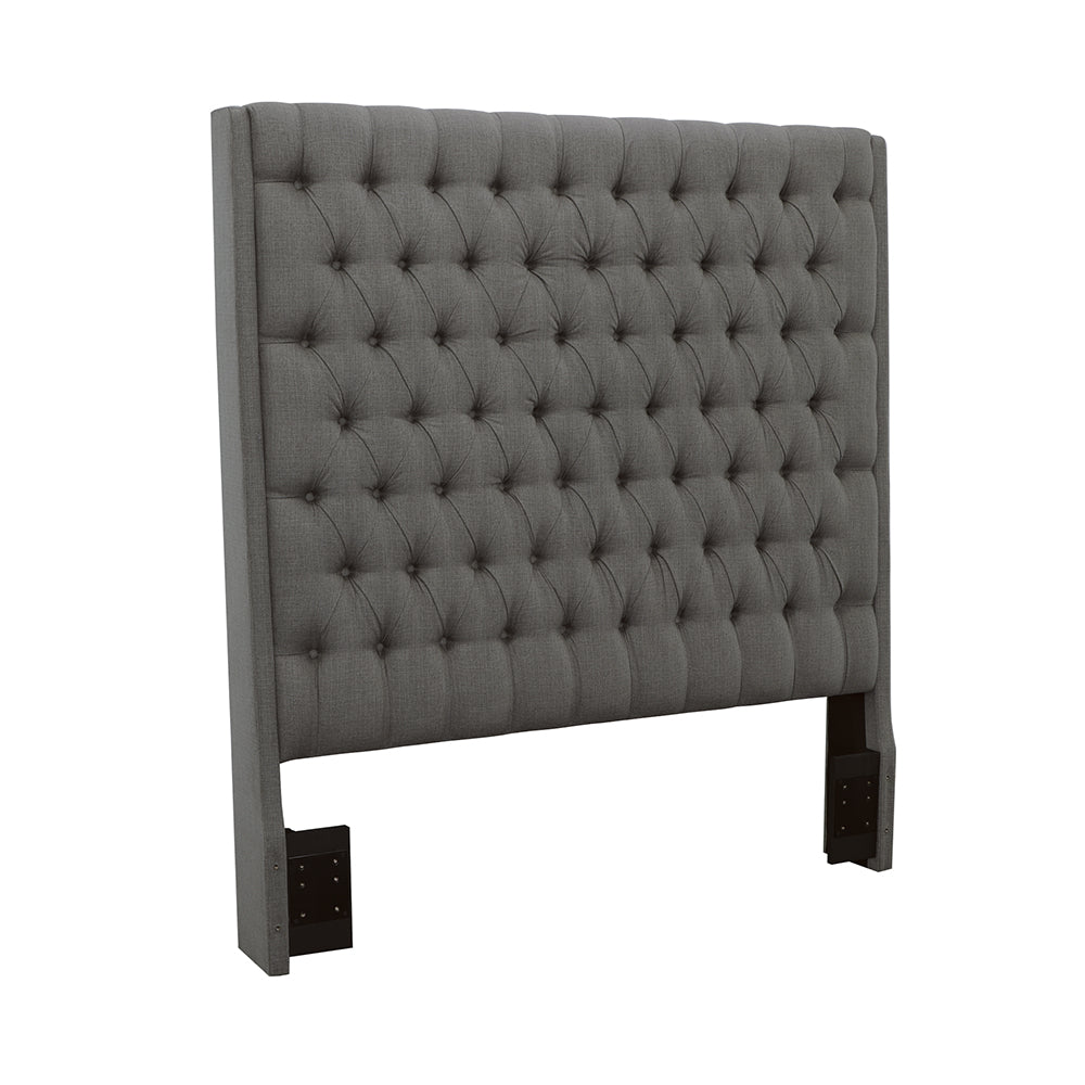 Coaster Camille Tall Tufted Headboard Grey Default Title