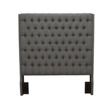 Coaster Camille Tall Tufted Headboard Grey Default Title