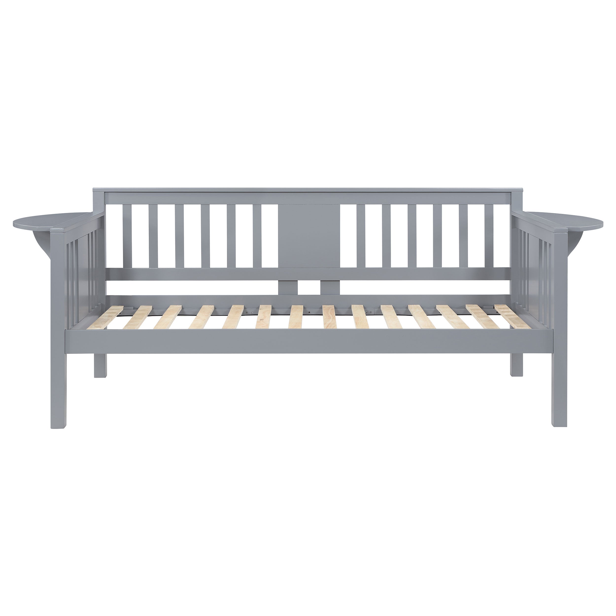 Coaster Bethany Wood Twin Daybed with Drop-down Tables White Grey