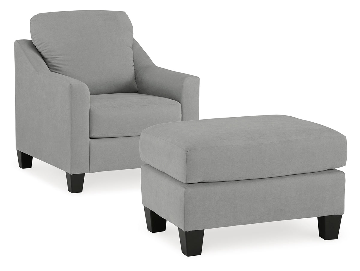 Adlai Chair and Ottoman