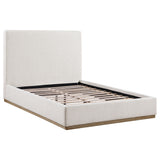 Coaster Knox Upholstered Platform Bed Cream King