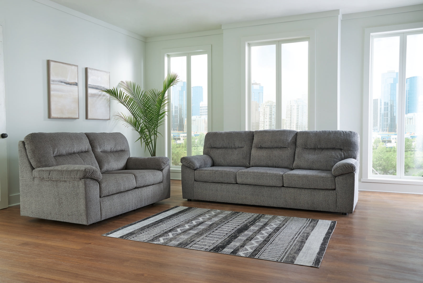 Bindura Sofa, Loveseat and Recliner