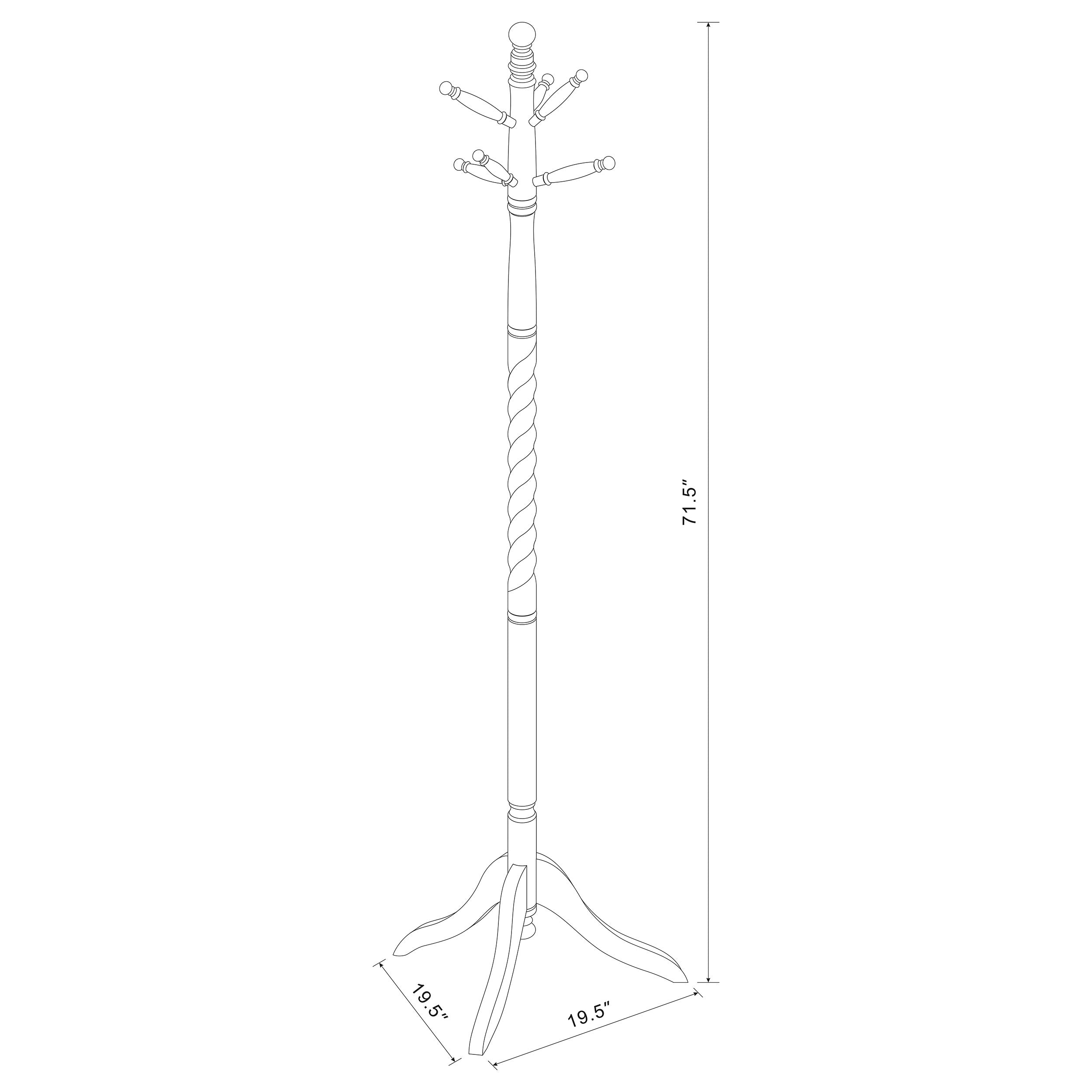 Coaster Riona 2-tier Coat Rack Merlot