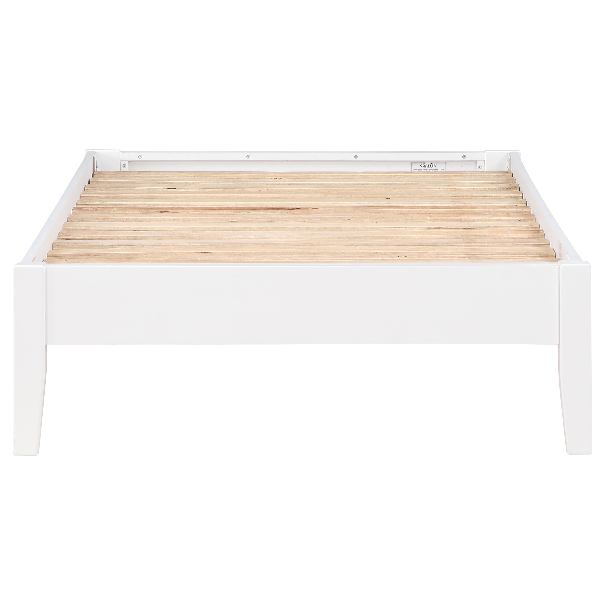 Coaster Hounslow Platform Bed White Twin