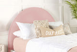 Coaster June Upholstered Arched / Full Headboard Blush Default Title