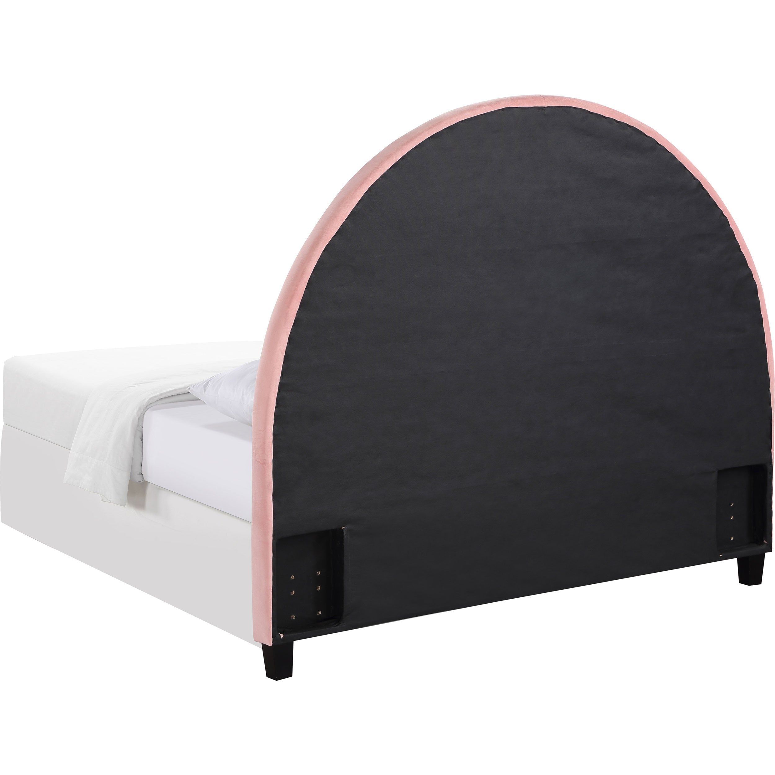 Coaster June Upholstered Arched / Full Headboard Blush Default Title