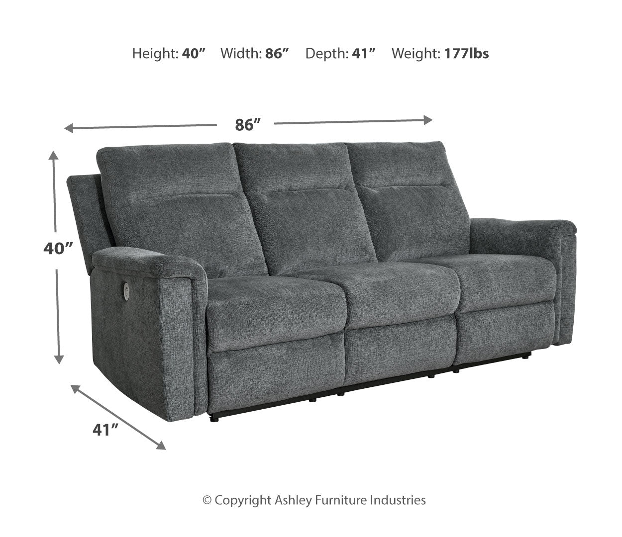 Barnsana Reclining Power Sofa