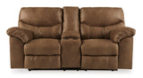 Boxberg DBL Rec Loveseat w/Console