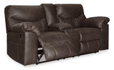 Boxberg DBL Rec Loveseat w/Console