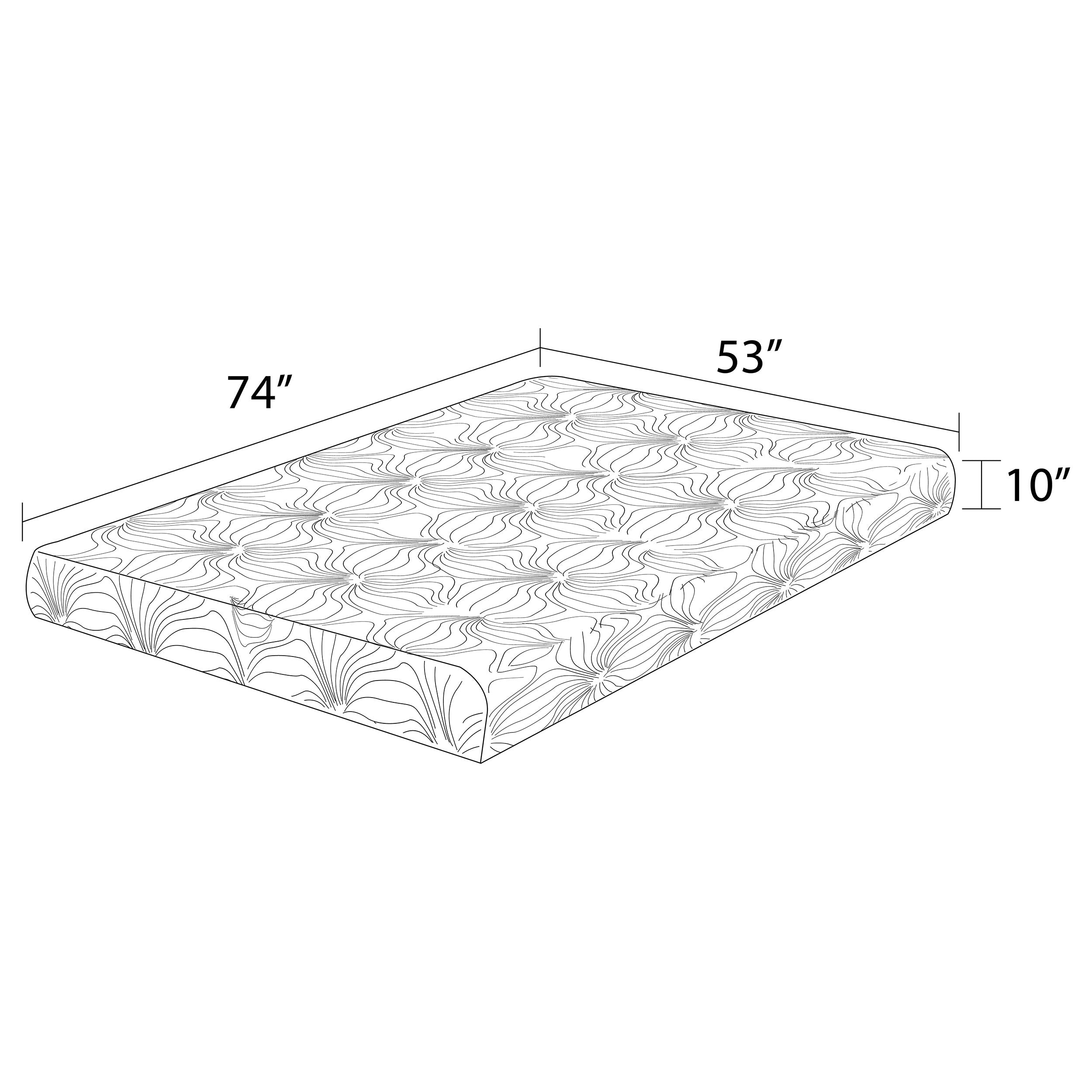 Coaster Key Memory Foam Mattress White Twin