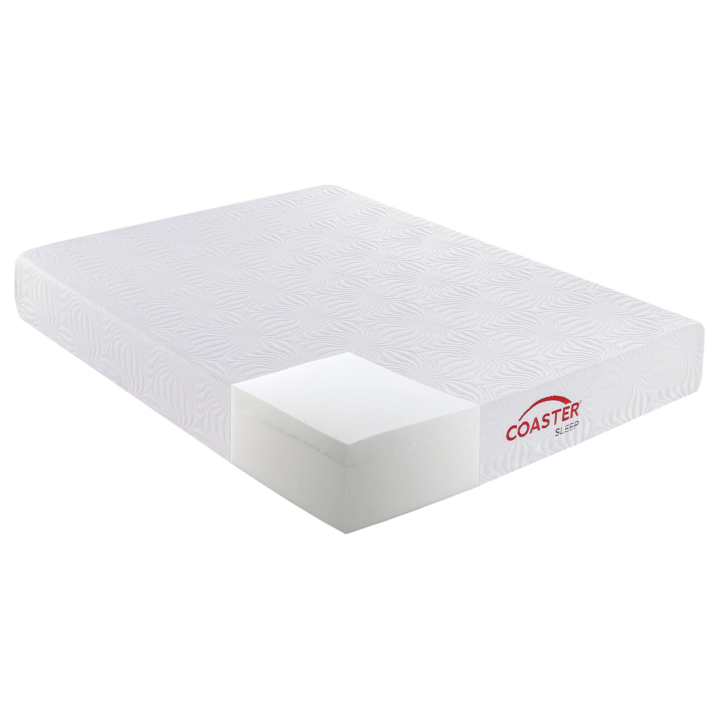 Coaster Key Memory Foam Mattress White Twin