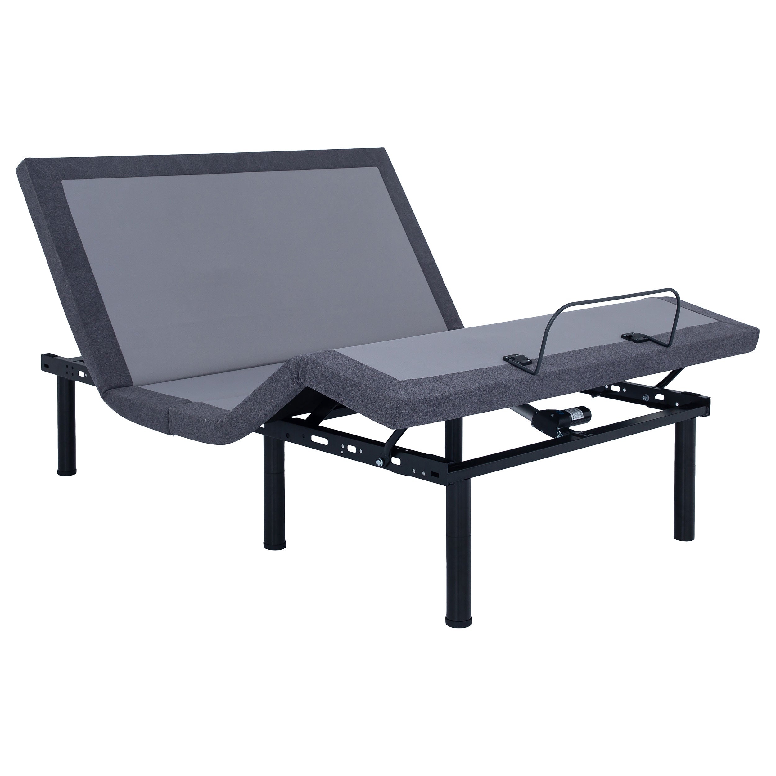 Coaster Negan Adjustable Bed Base Grey and Black Twin XL