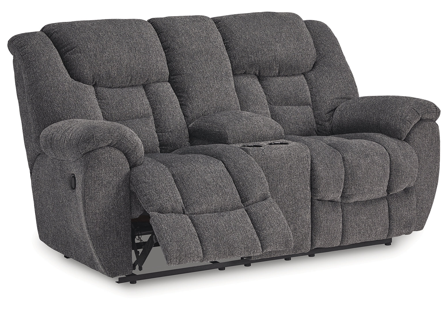 Foreside DBL Rec Loveseat w/Console