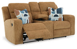 Kanlow DBL Rec Loveseat w/Console